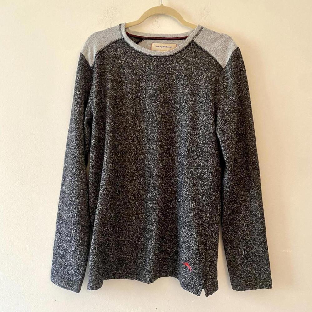 TOMMY BAHAMA men’s gray pullover sweater